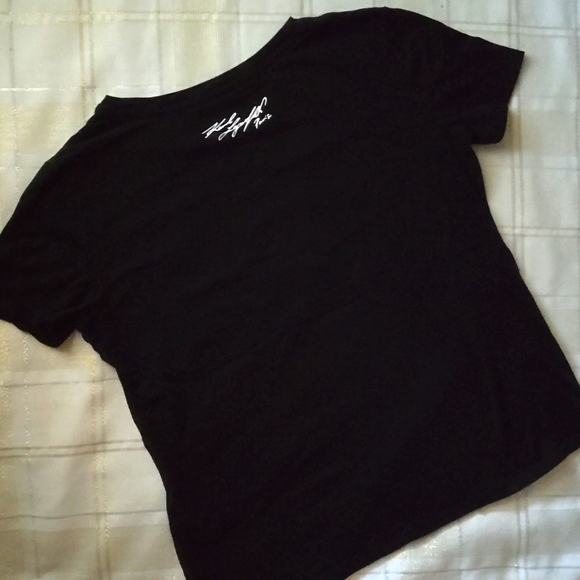 Karl Lagerfeld Black Buffalo Check Sunglasses T-Shirt - Picture 7 of 12